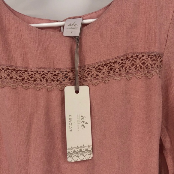 Ale by Alessandra Leticia Romper NEW Tea Rose M XS - Picture 6 of 10